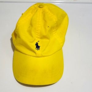 Polo Ralph Lauren big pony cap. Yellow.